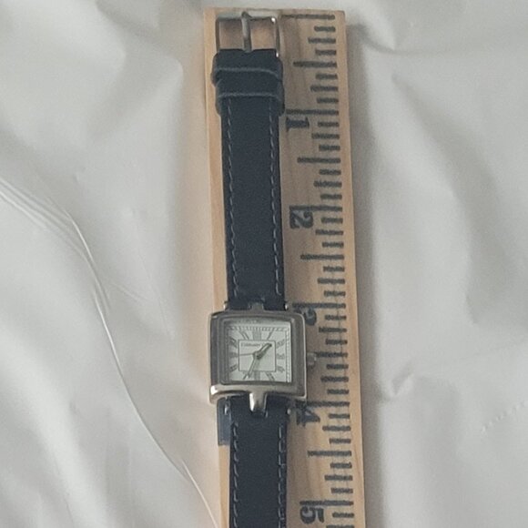 Watch Black & Purple Leather Wrap Band Coldwater Creek Ladies - Picture 13 of 13